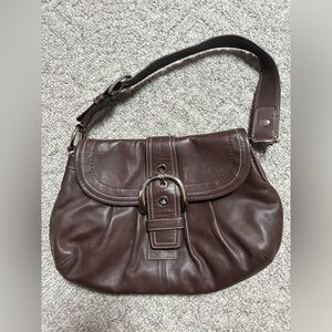 Coach Chic Brown Leather Handbag